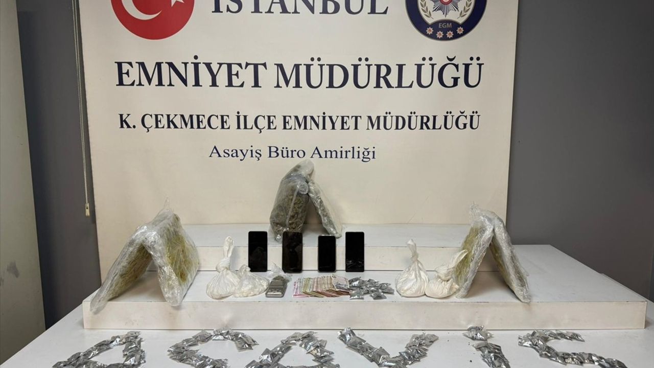İstanbul'da Uyuşturucu Operasyonu: 5 Şüpheli Gözaltında