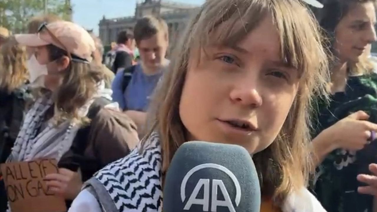 İsveç'te Filistin İçin Yürüyüş: Greta Thunberg Destek Verdi