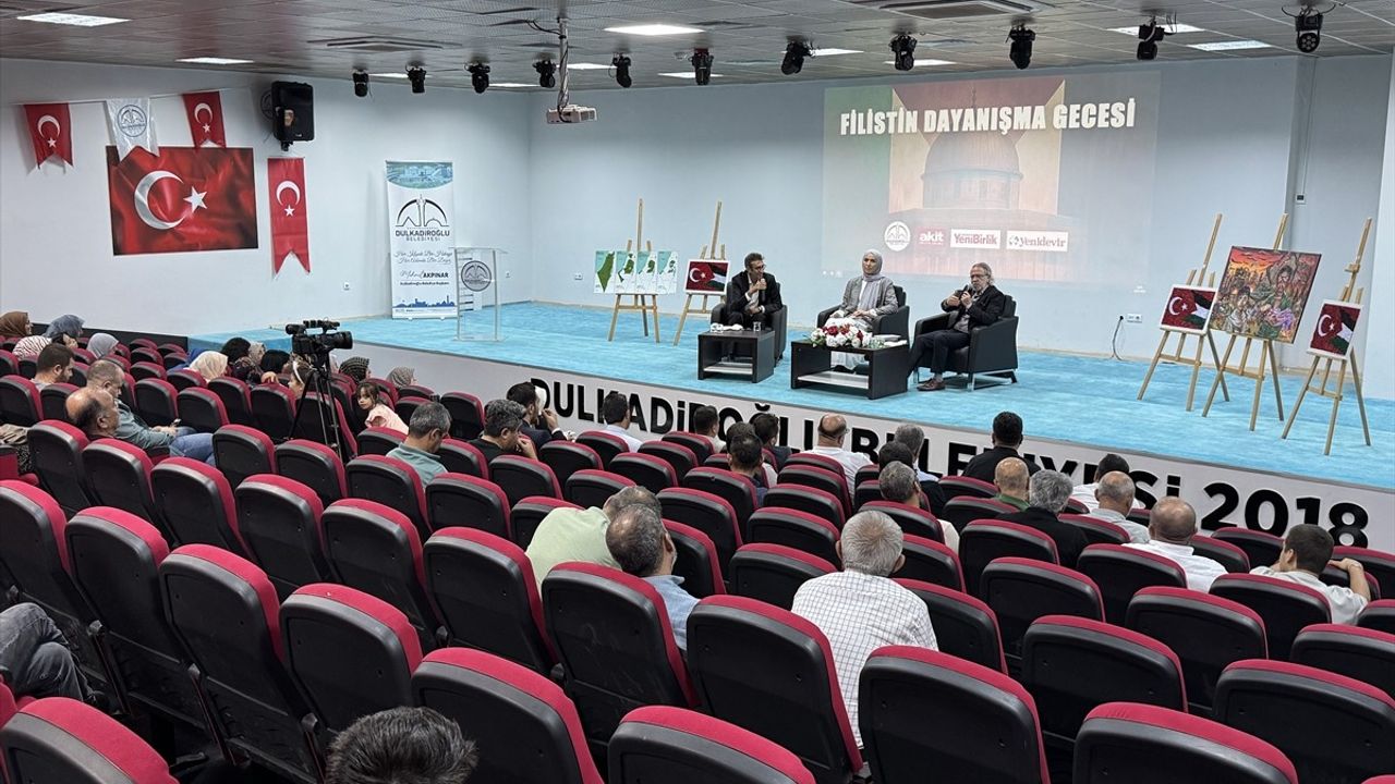 Kahramanmaraş'ta Filistin Dayanışma Gecesi Düzenlendi