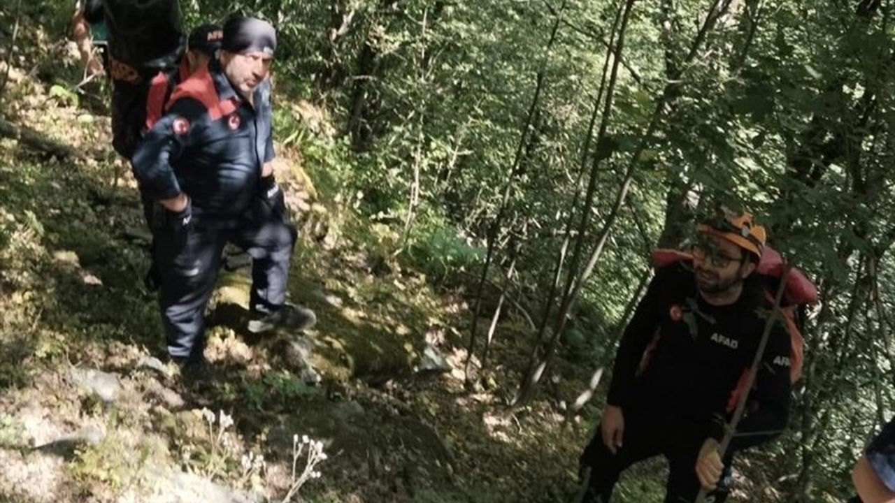 Kestel'de Mahsur Kalan Adam Helikopterle Kurtarıldı