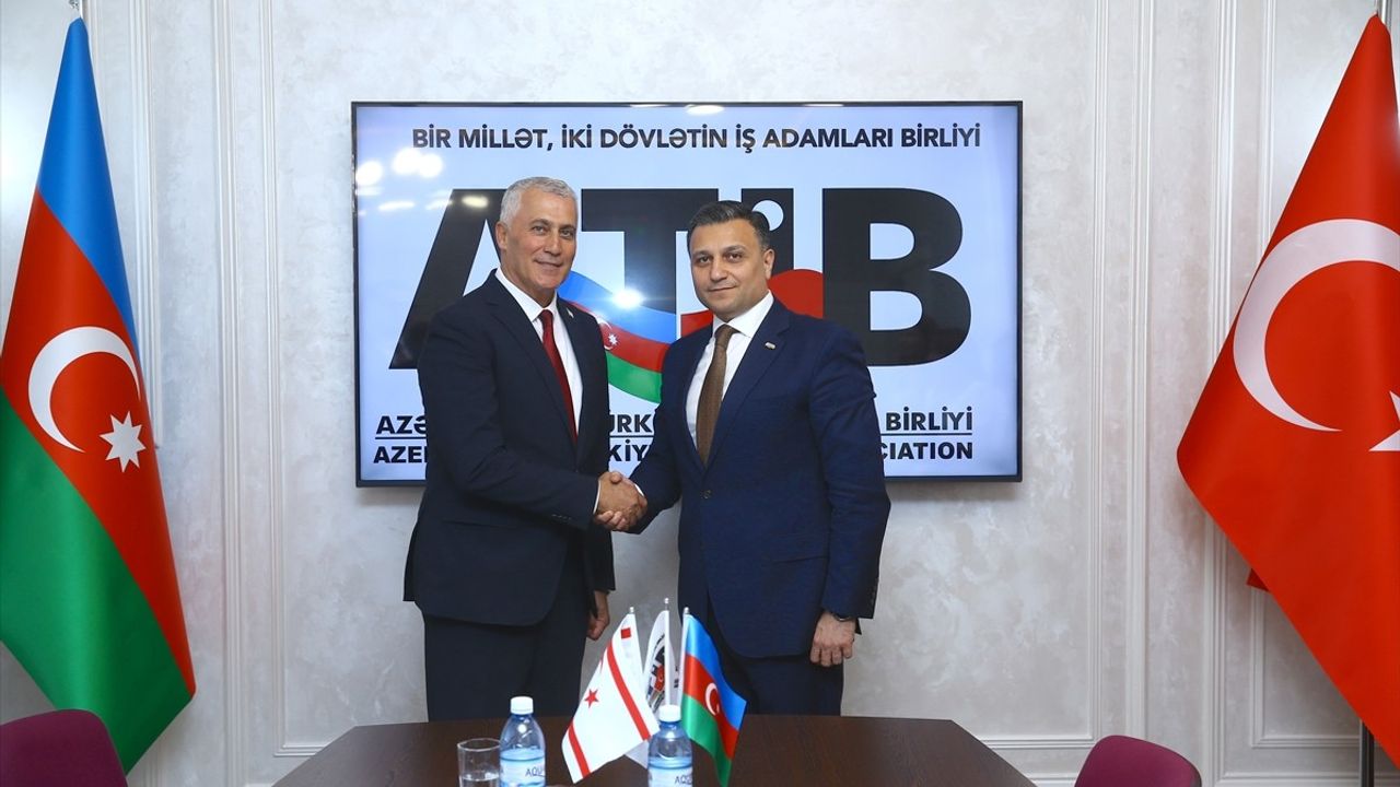 KKTC Ekonomi ve Enerji Bakanı Olgun Amcaoğlu Azerbaycan'da İş İnsanlarıyla Buluştu