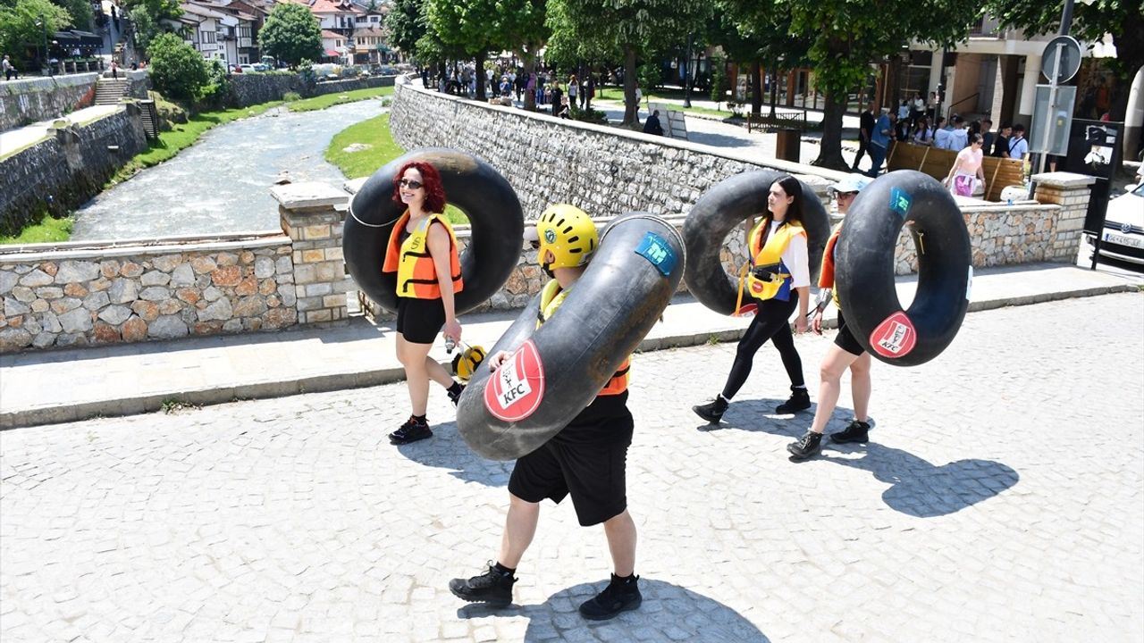 Kosova'da Rafting Etkinliği ile Çevre Kirliliğine Dikkat