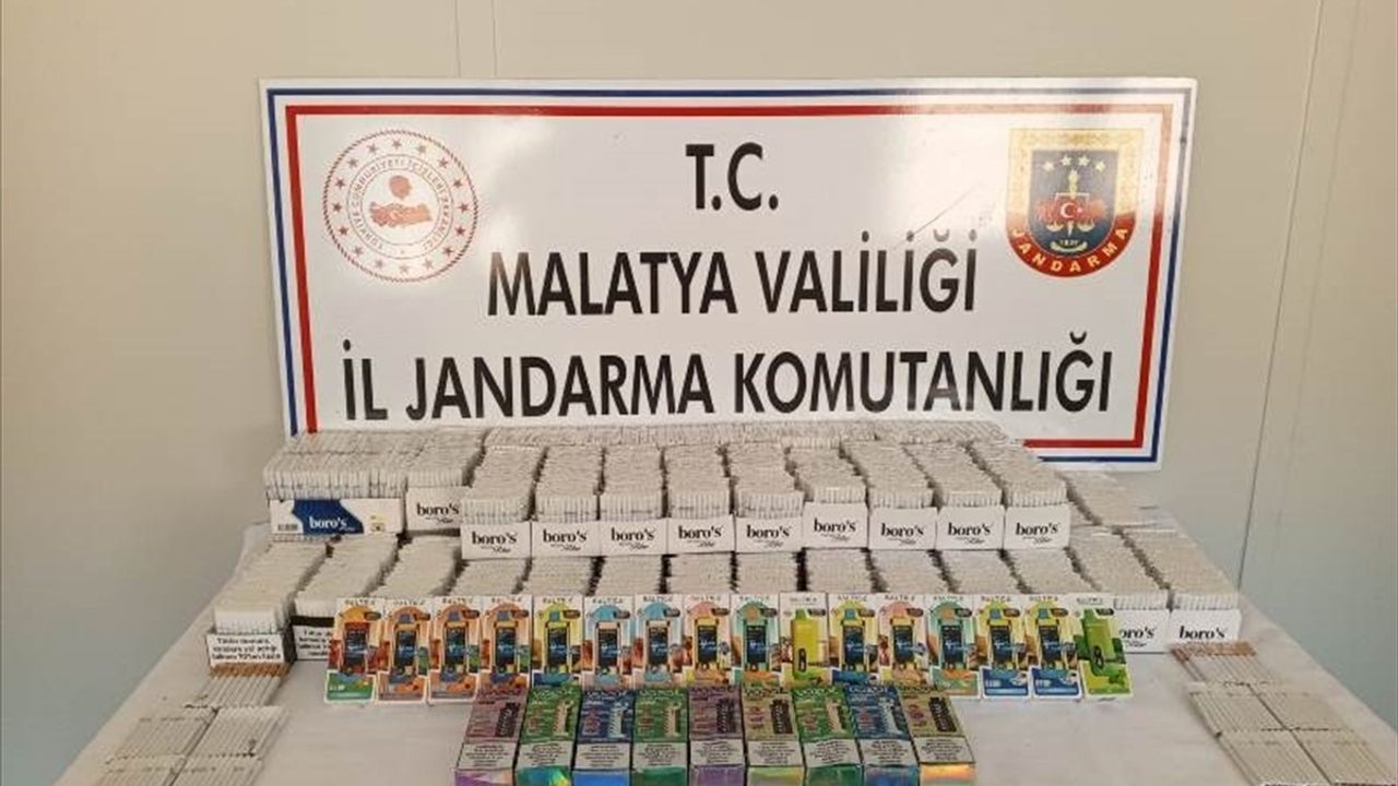 Malatya'da Kaçakçılık Operasyonu: 4 Şüpheli Gözaltında