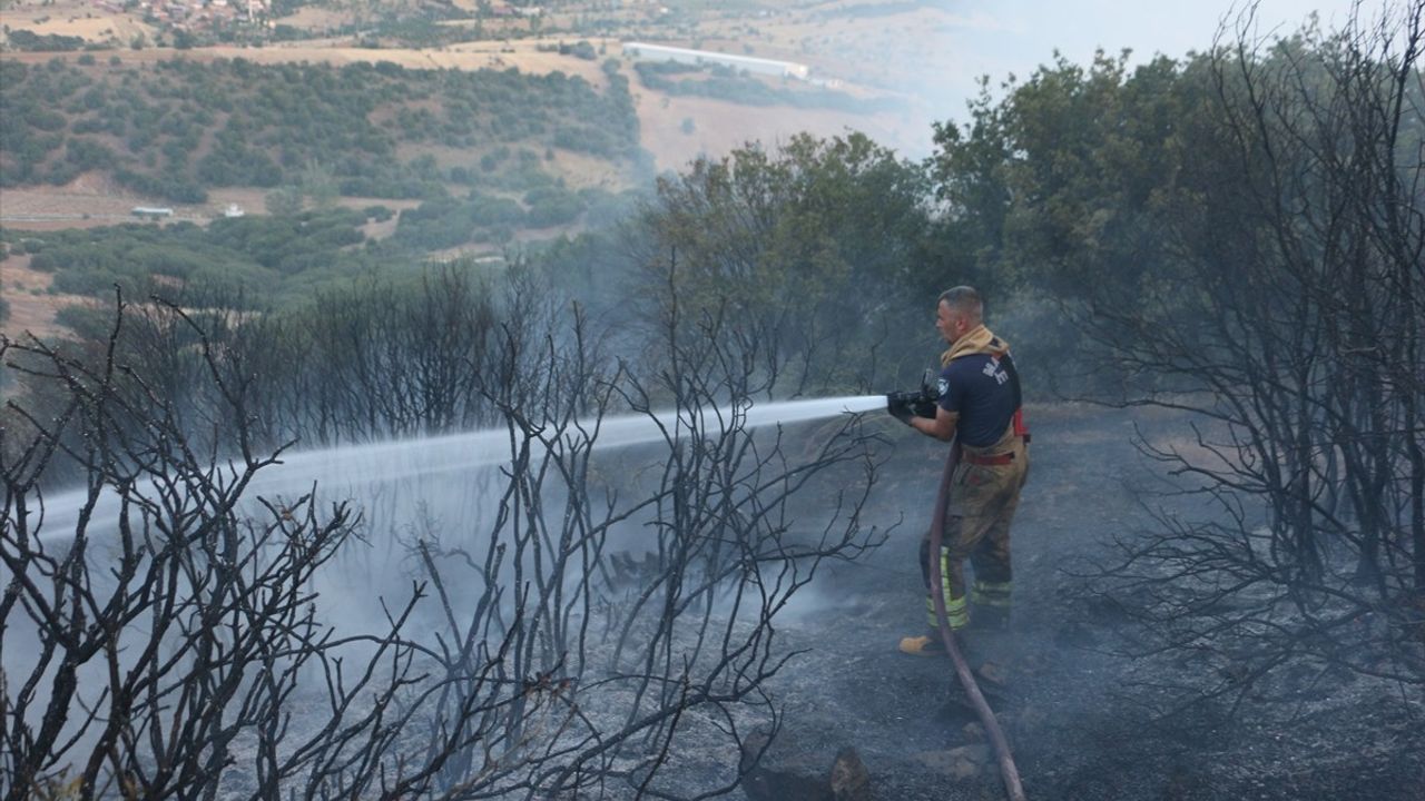 Manisa'da Yangın Kontrol Altına Alındı