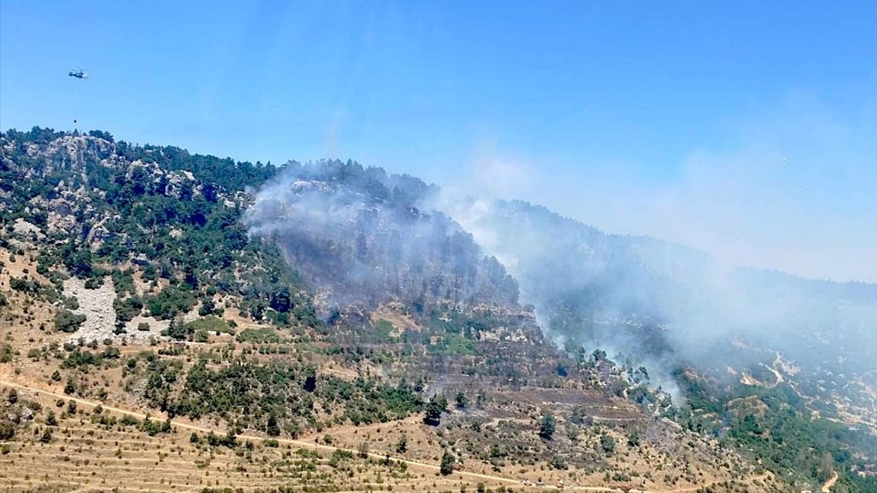 Mersin'deki Orman Yangını Kontrol Altına Alındı