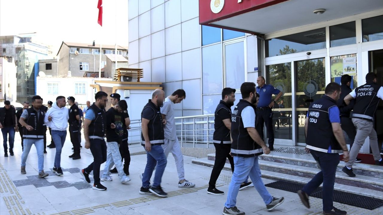 Ordu'da Uyuşturucu Operasyonu: 24 Gözaltı