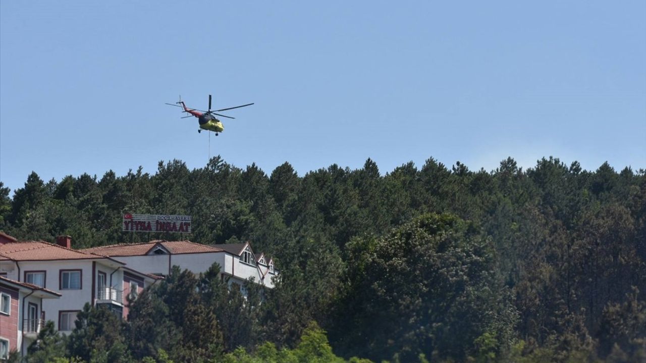 Sakarya'da Orman İşletme Deposunda Yangın Çıktı