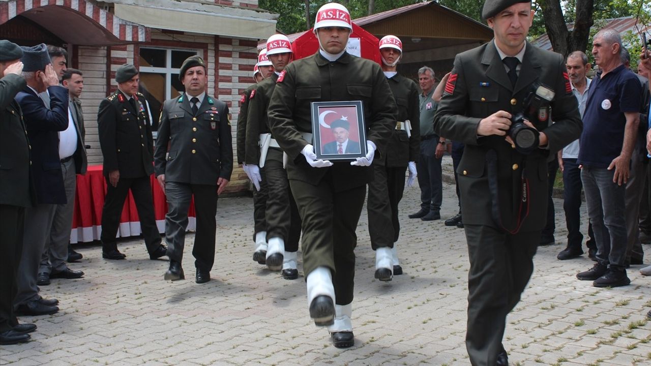 Samsun'da Kore Gazisi Muhammet Gündüz'ü Uğurlama Töreni