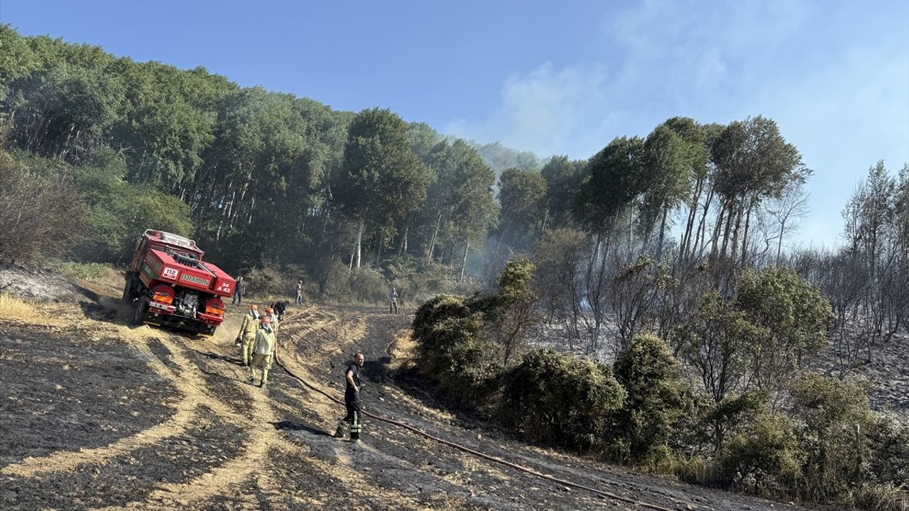 Şarköy'de Yangın Kontrol Altına Alındı