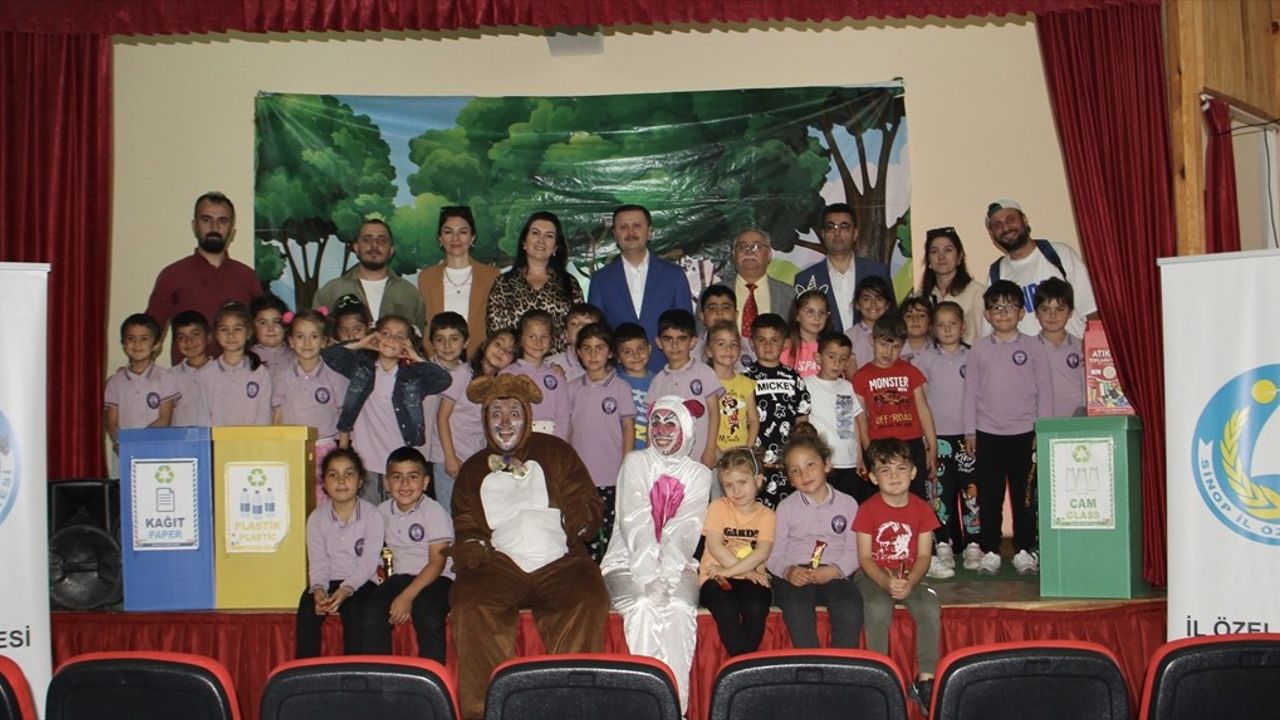 Sinop'ta Çocuklara Sıfır Atık ve Geri Dönüşüm Anlatıldı