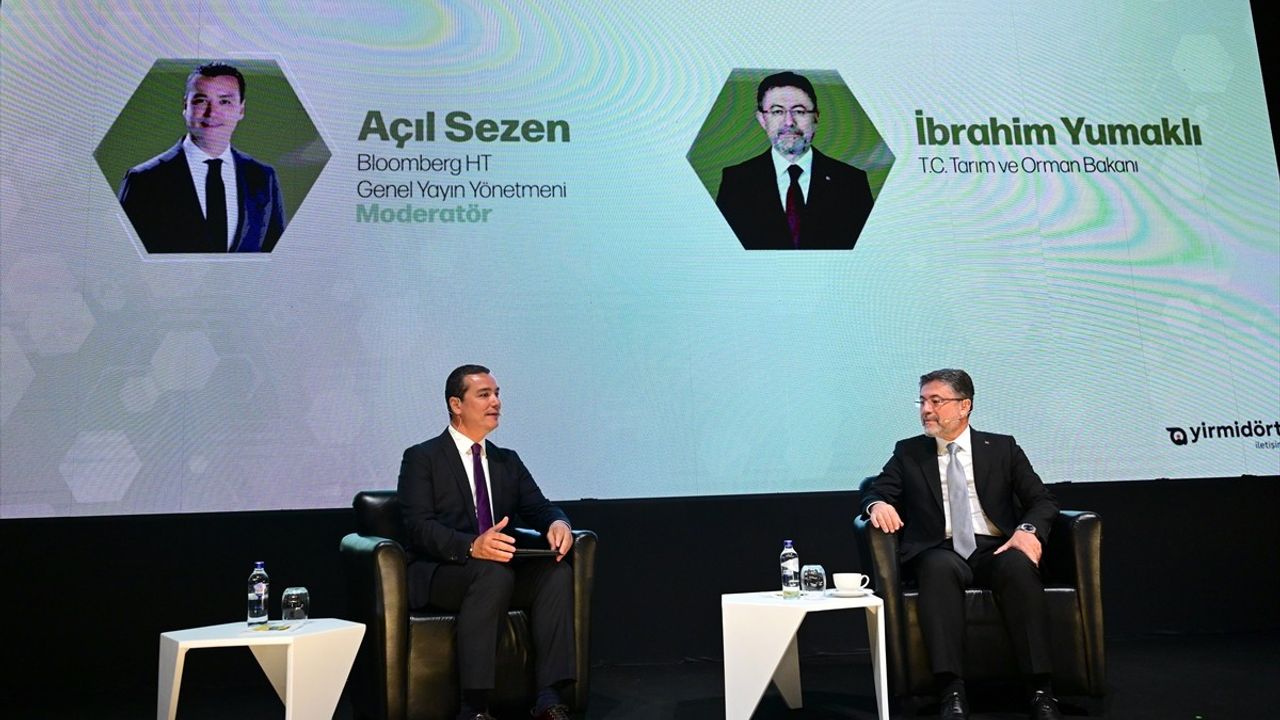 Tarım ve Orman Bakanı Yumaklı, Sürdürülebilir Tarım Zirvesi'nde Konuştu