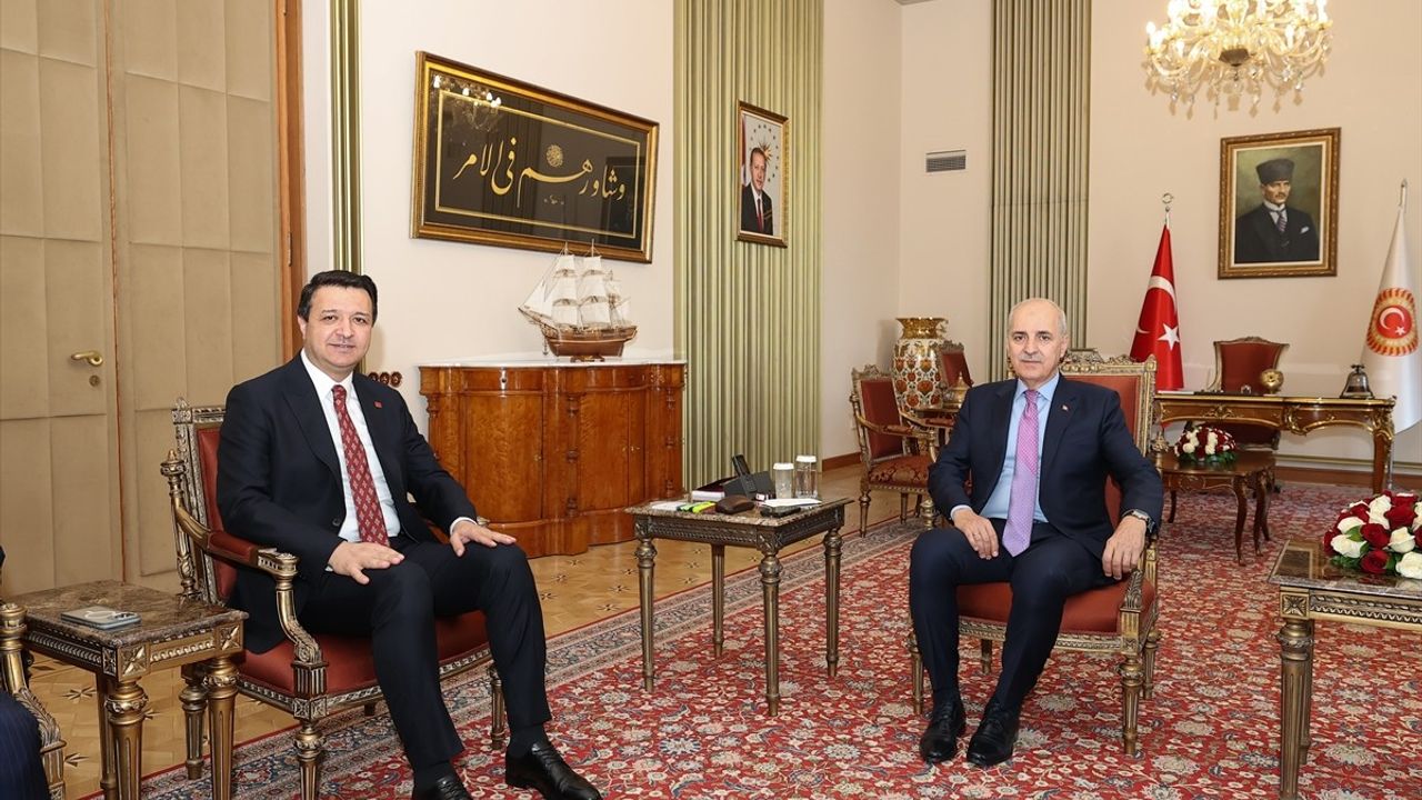 TBMM Başkanı Kurtulmuş, Saadet Partisi Genel Başkanı Arıkan ile Görüştü