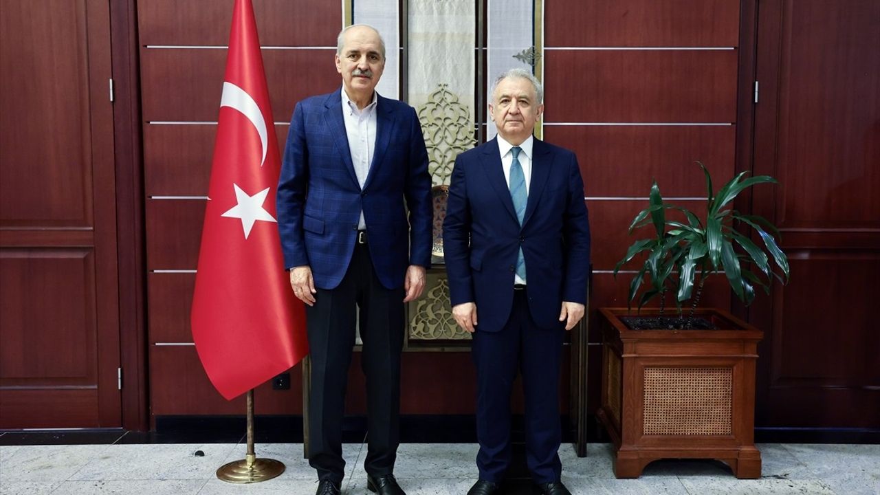 TBMM Başkanı Numan Kurtulmuş'tan Astana Büyükelçiliği Ziyareti
