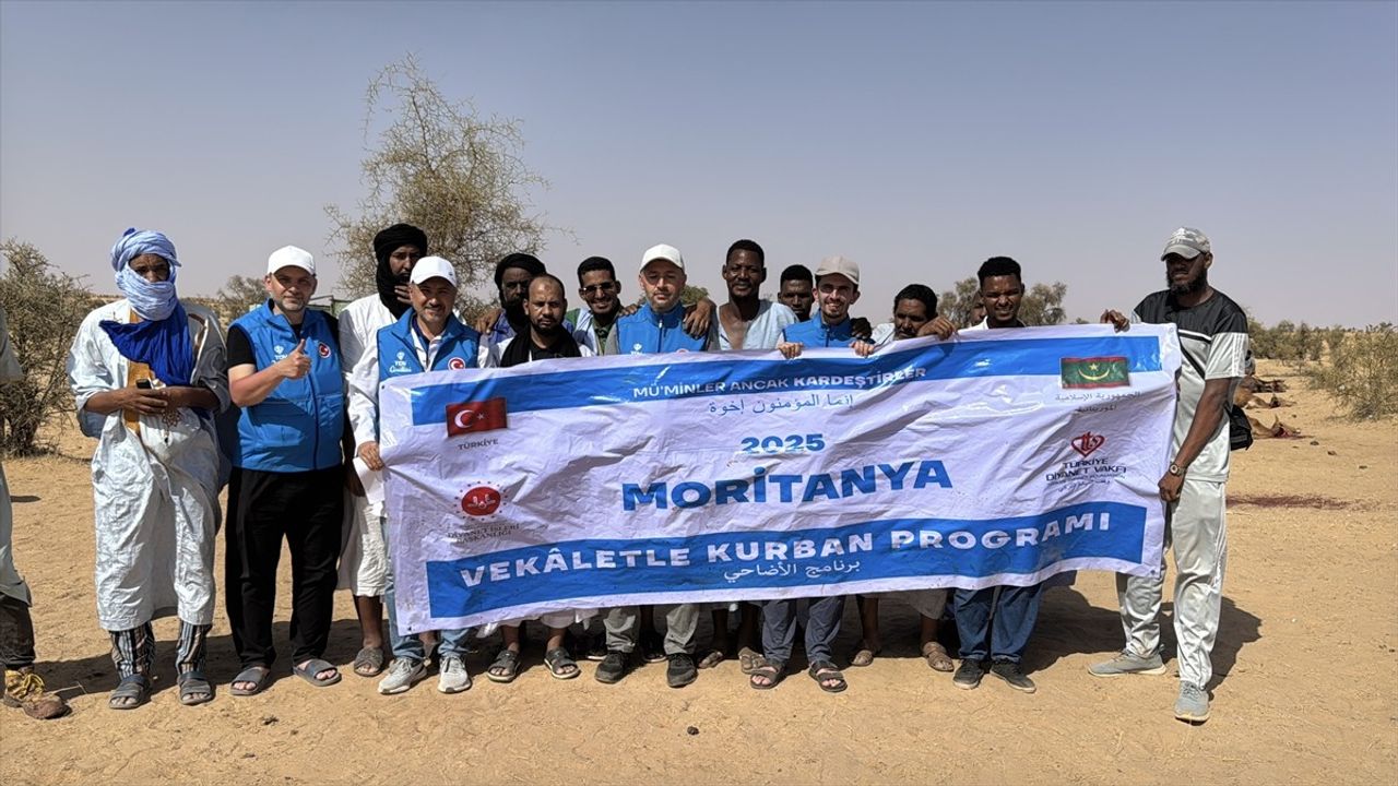 TDV'nin Moritanya'daki Kurban Etleri Dağıtımı