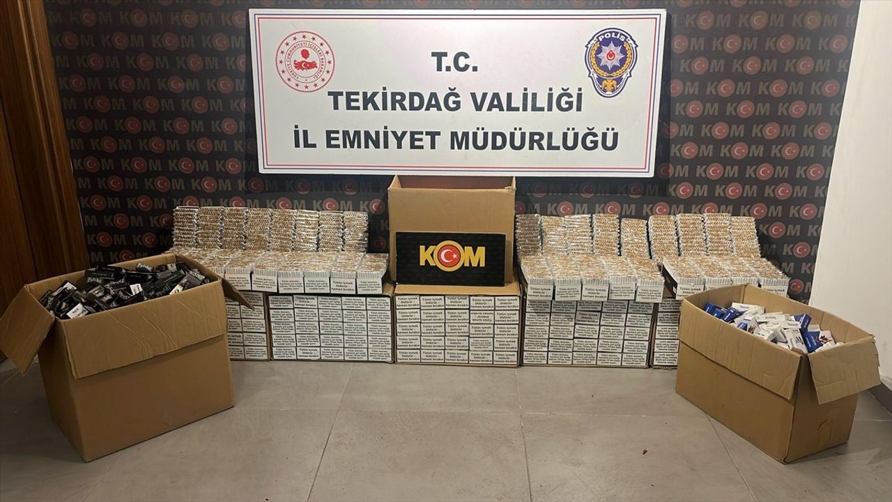 Tekirdağ'da Kaçakçılık Operasyonu: 5 Zanlı Yakalandı