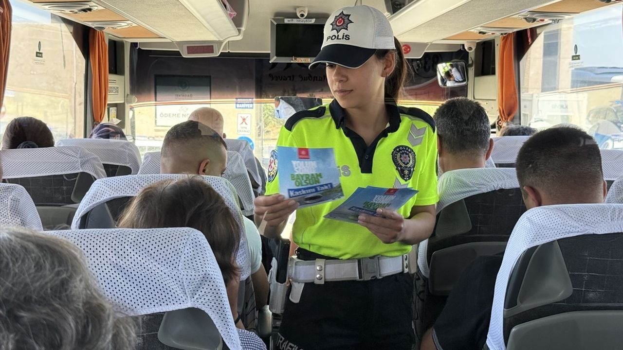 Tekirdağ'da Kurban Bayramı Öncesi Yolcu Otobüsü Denetimi