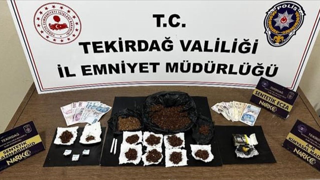 Tekirdağ'da Uyuşturucu Operasyonunda 9 Kişi Tutuklandı