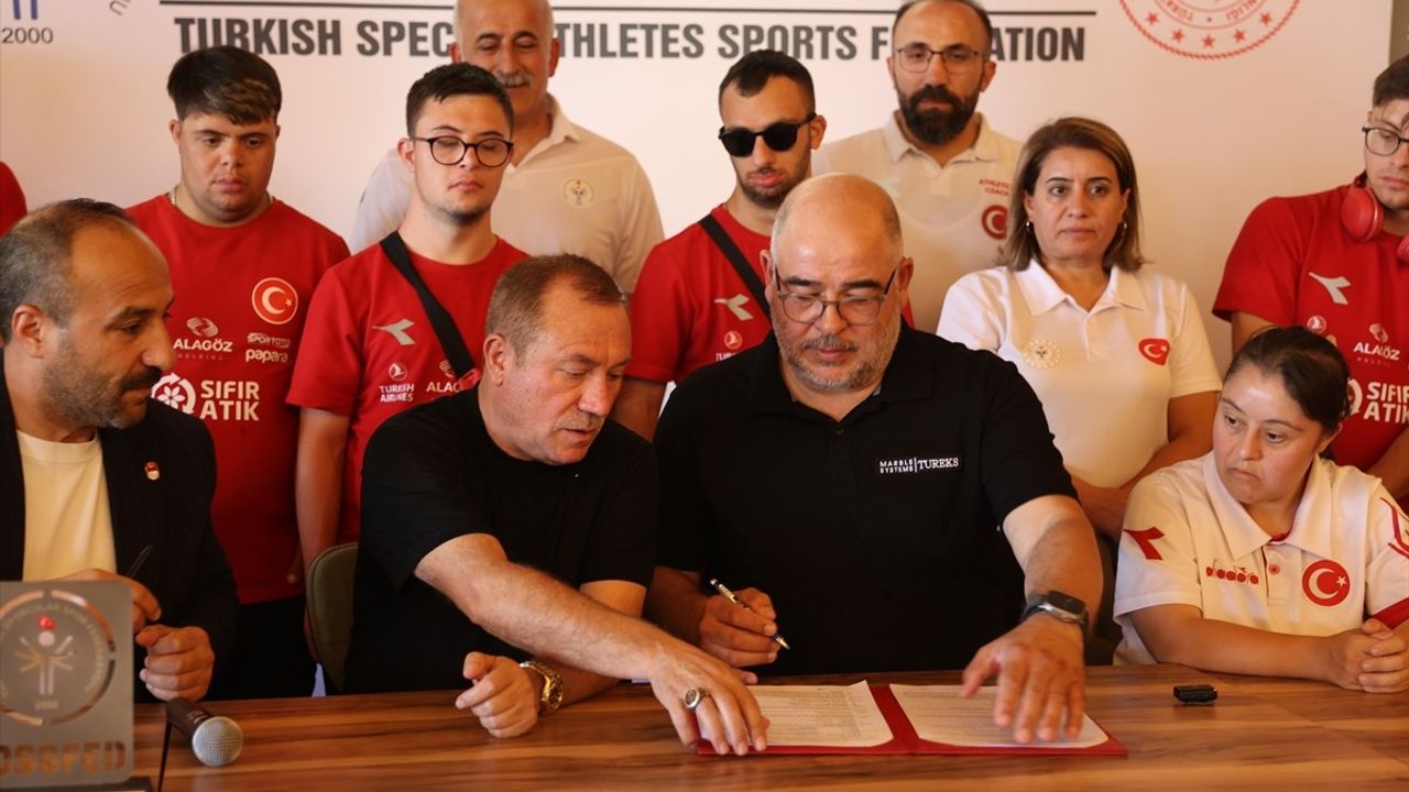 TÖSSFED ve Tureks Turunç Madencilik Arasında 4 Yıllık Sponsorluk Anlaşması