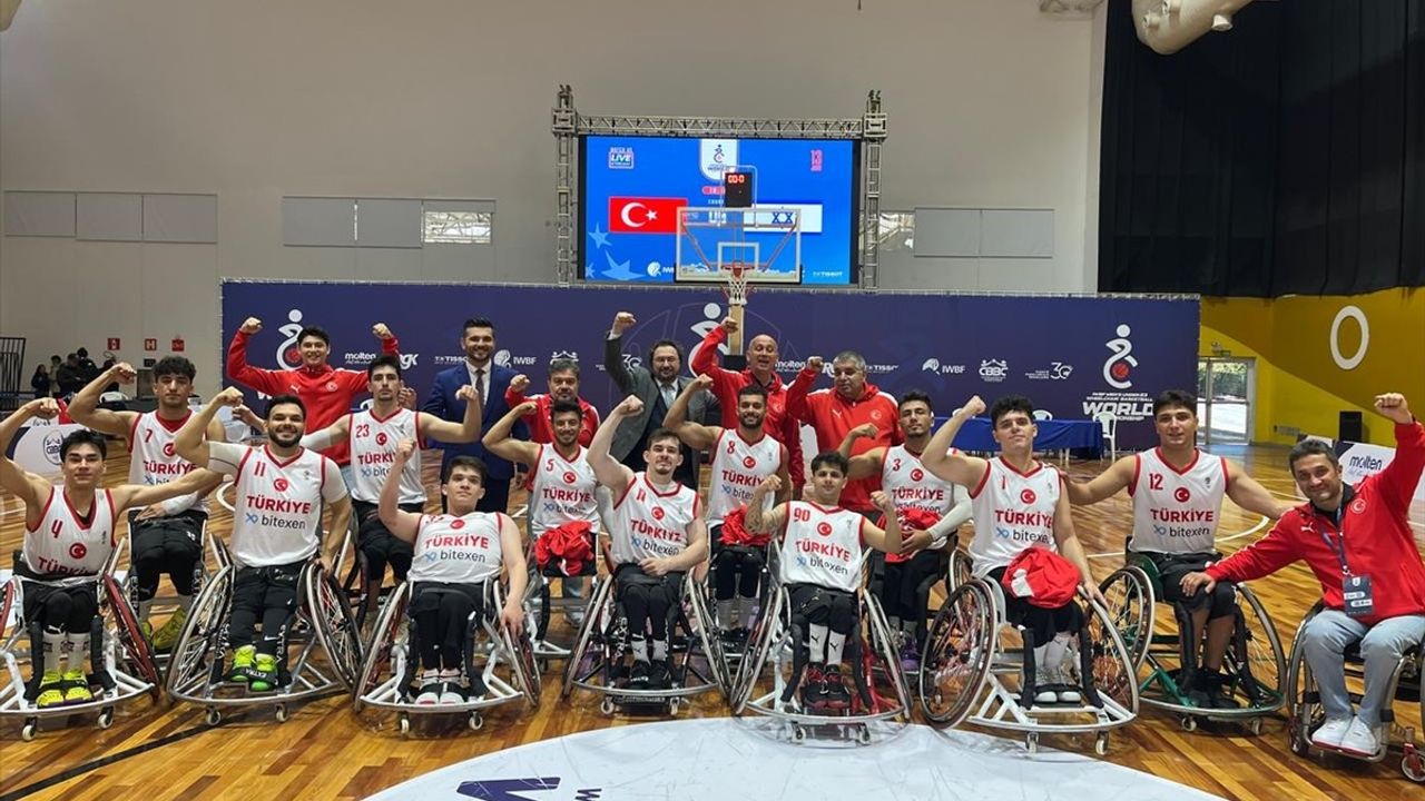 Türkiye, 23 Yaş Altı Tekerlekli Sandalye Basketbol Dünya Şampiyonası'na Güçlü Bir Başlangıç Yaptı