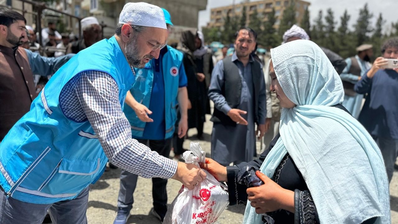 Türkiye Diyanet Vakfı Afganistan'da Kurban Eti Dağıttı