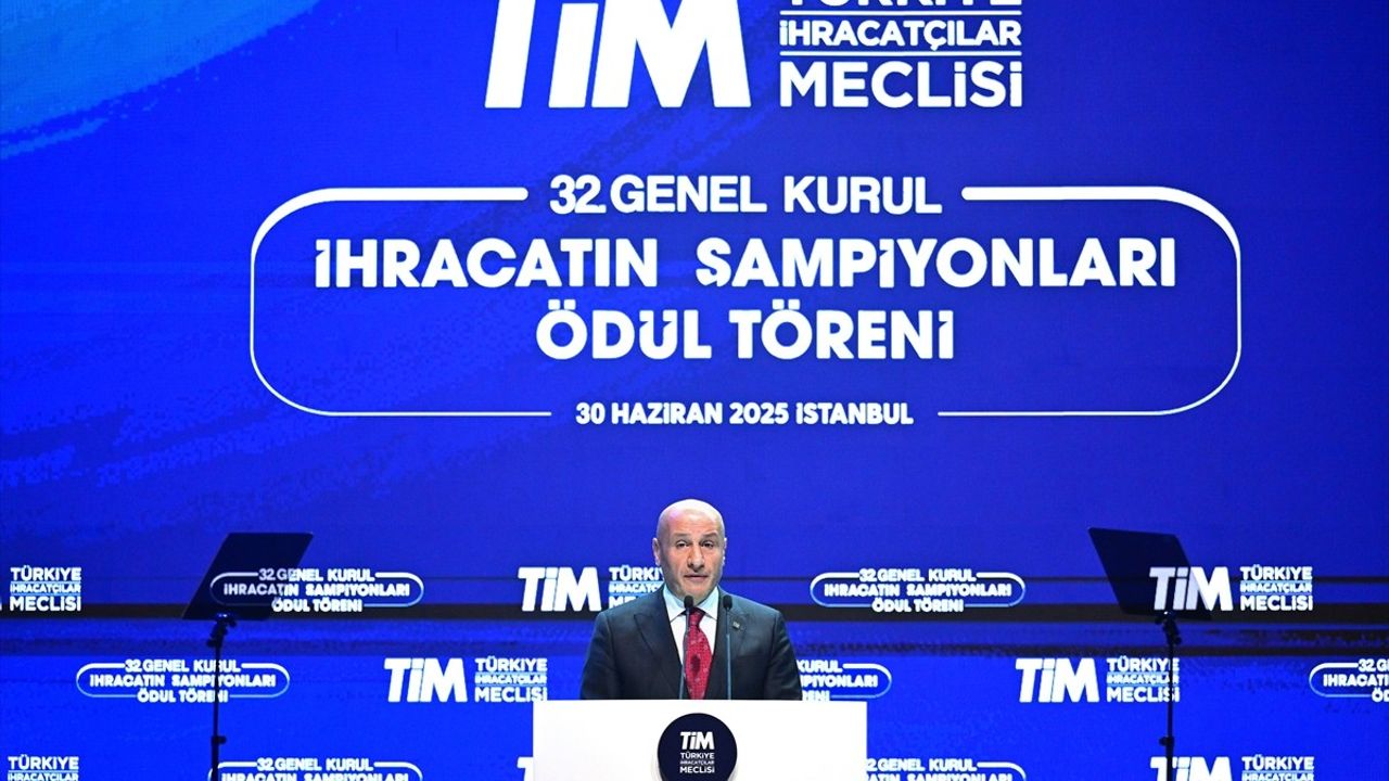 Türkiye İhracatın Şampiyonları Ödül Töreni Gerçekleştirildi