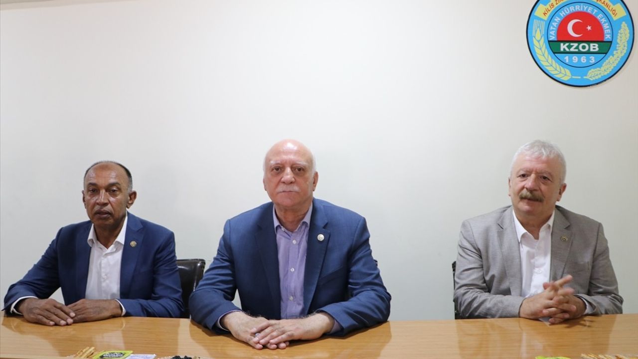 TZOB Genel Başkanı Şemsi Bayraktar, Kilis'te Çiftçi Sorunlarını Dinledi
