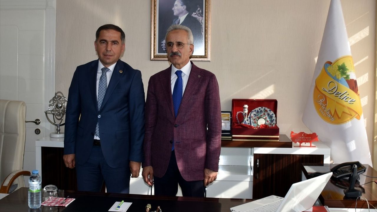 Ulaştırma ve Altyapı Bakanı Uraloğlu Delice'de