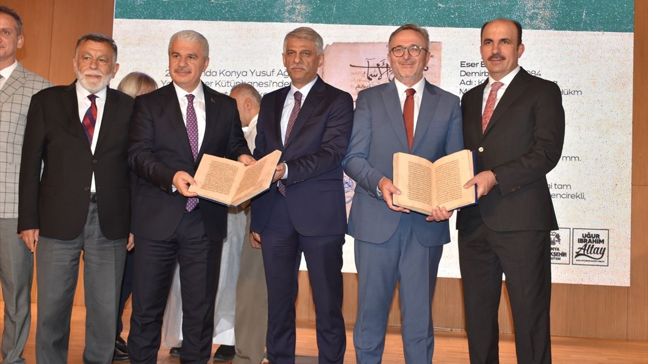 757 Yıllık Eser Konya'ya Döndü