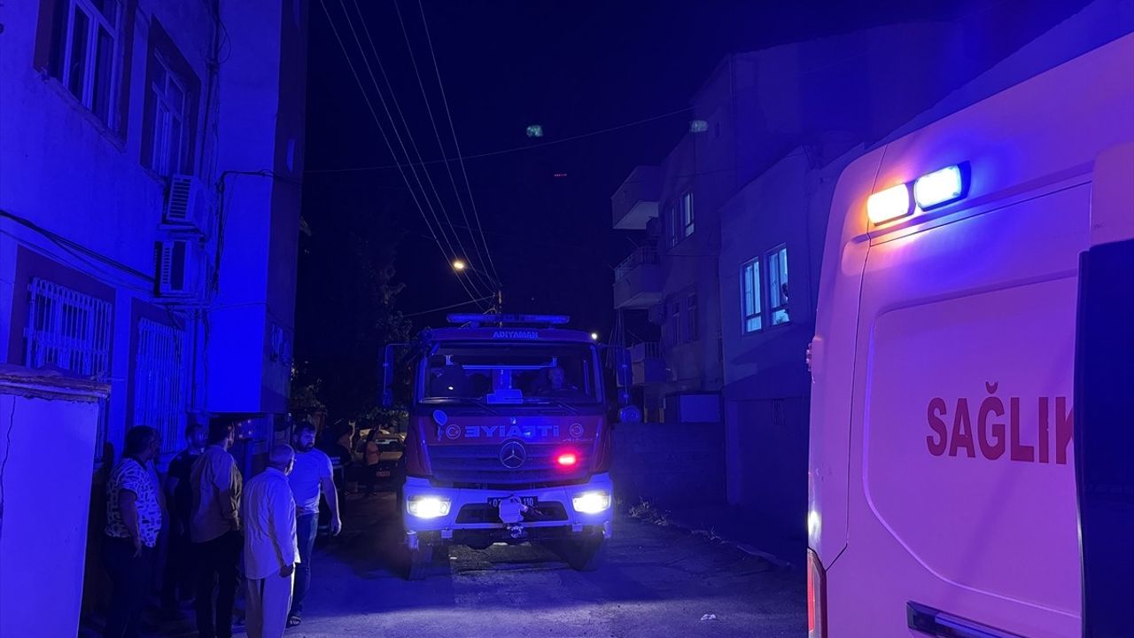 Adıyaman'da Yangın: İki Kişi Dumandan Etkilendi