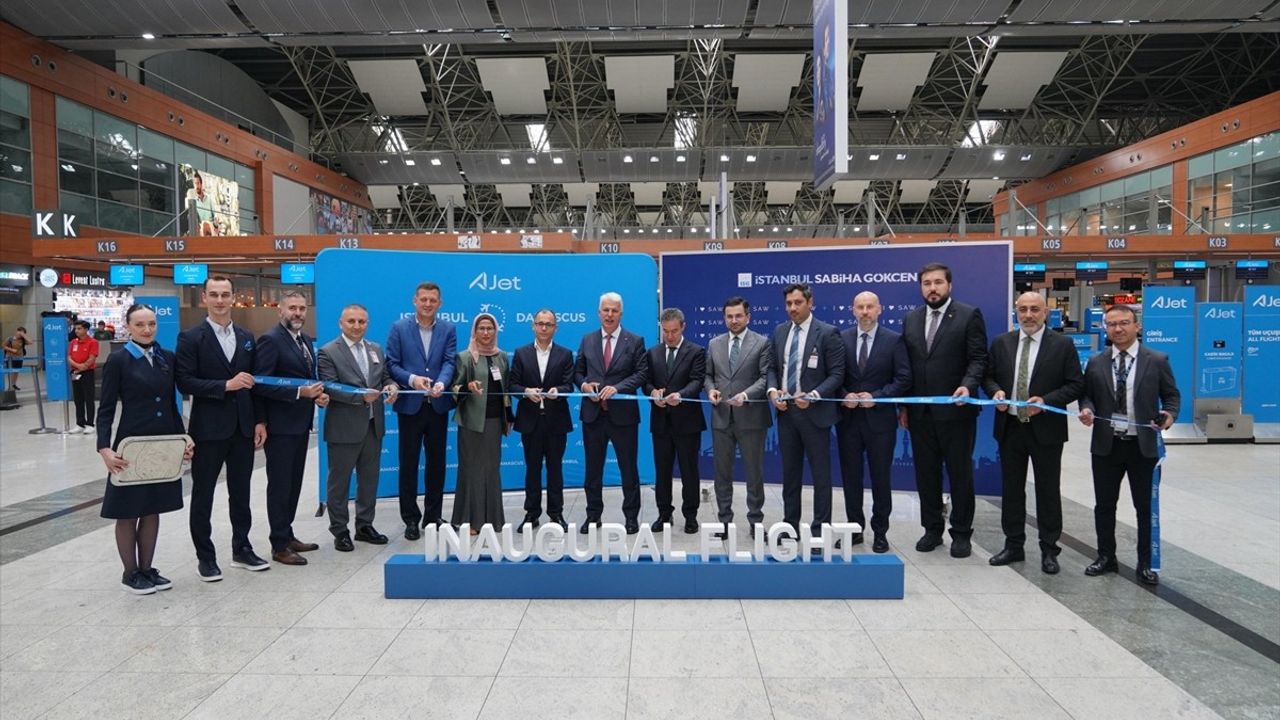 AJet Şam Uçuşlarına Başladı
