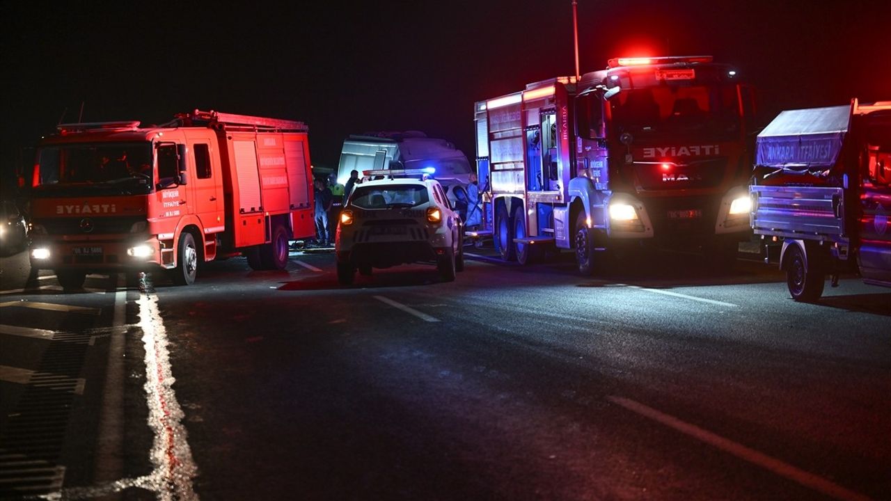 Ankara'da Feci Kaza: 1 Ölü, 1 Yaralı