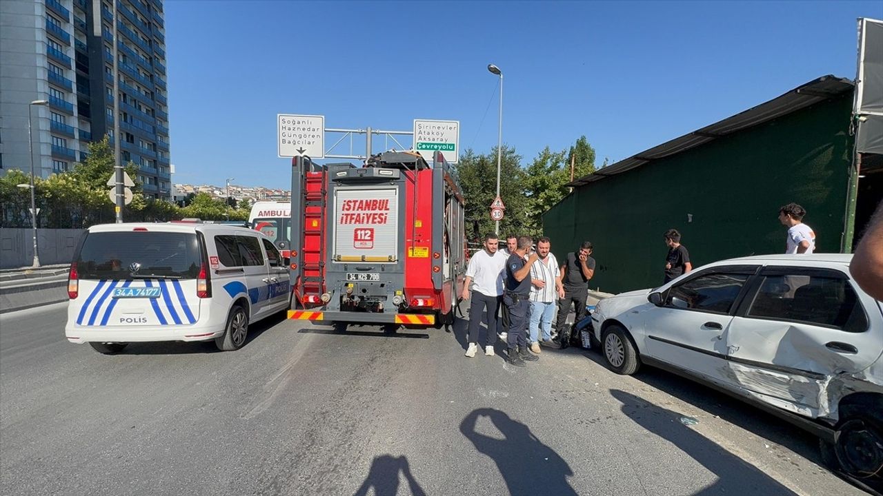 Bahçelievler'de Otomobil Kazası: 1 Yaralı