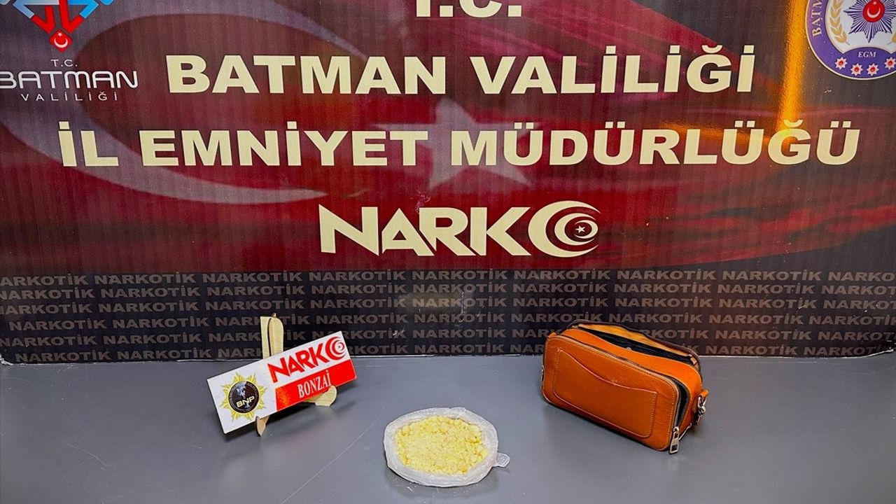 Batman Havalimanında Uyuşturucu ile Yakalanan Şahıs Tutuklandı