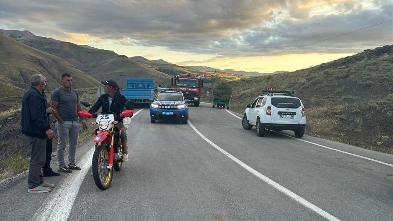 Bayburt-Erzurum Sınırında Hava Aracı Düşüşü