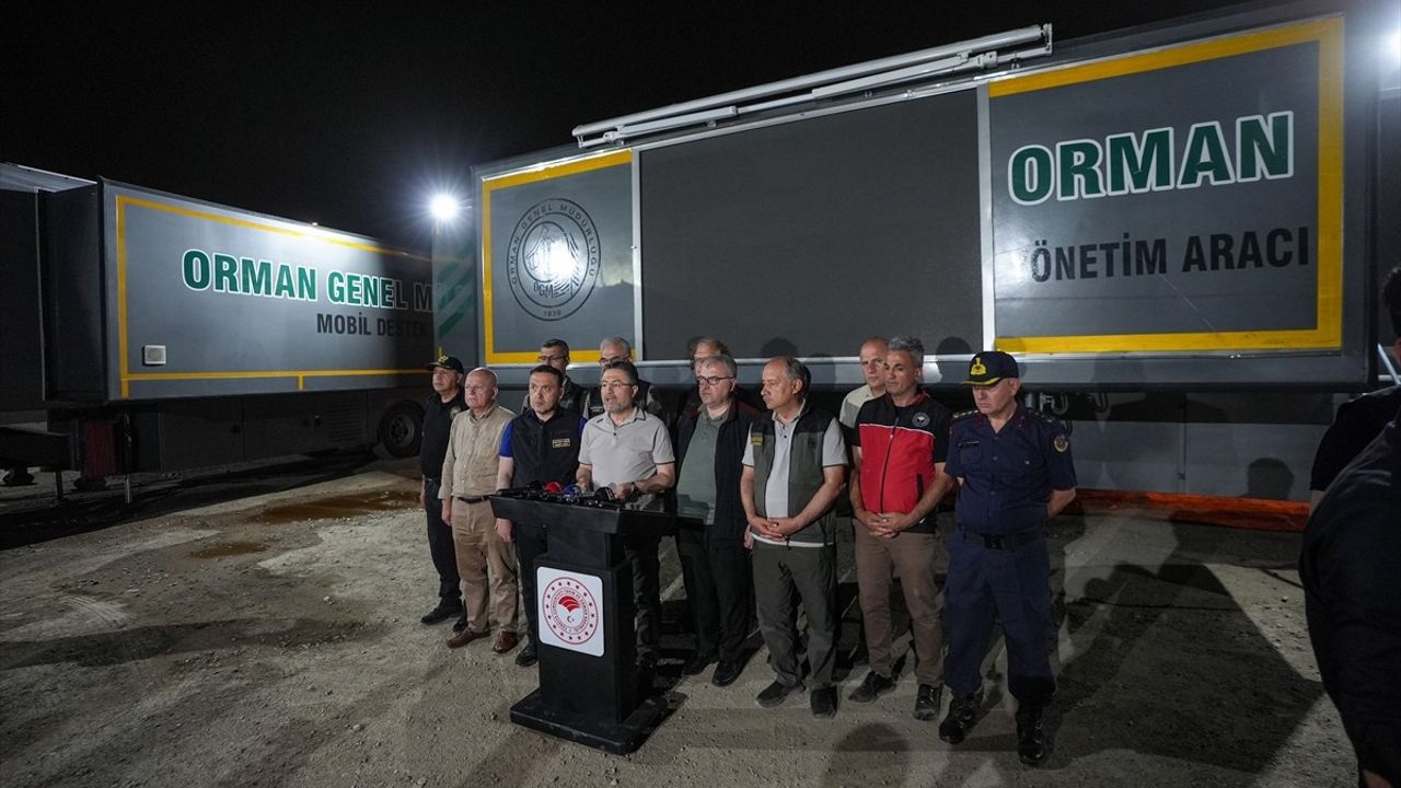 Bilecik'teki Orman Yangınları ile Mücadele Devam Ediyor