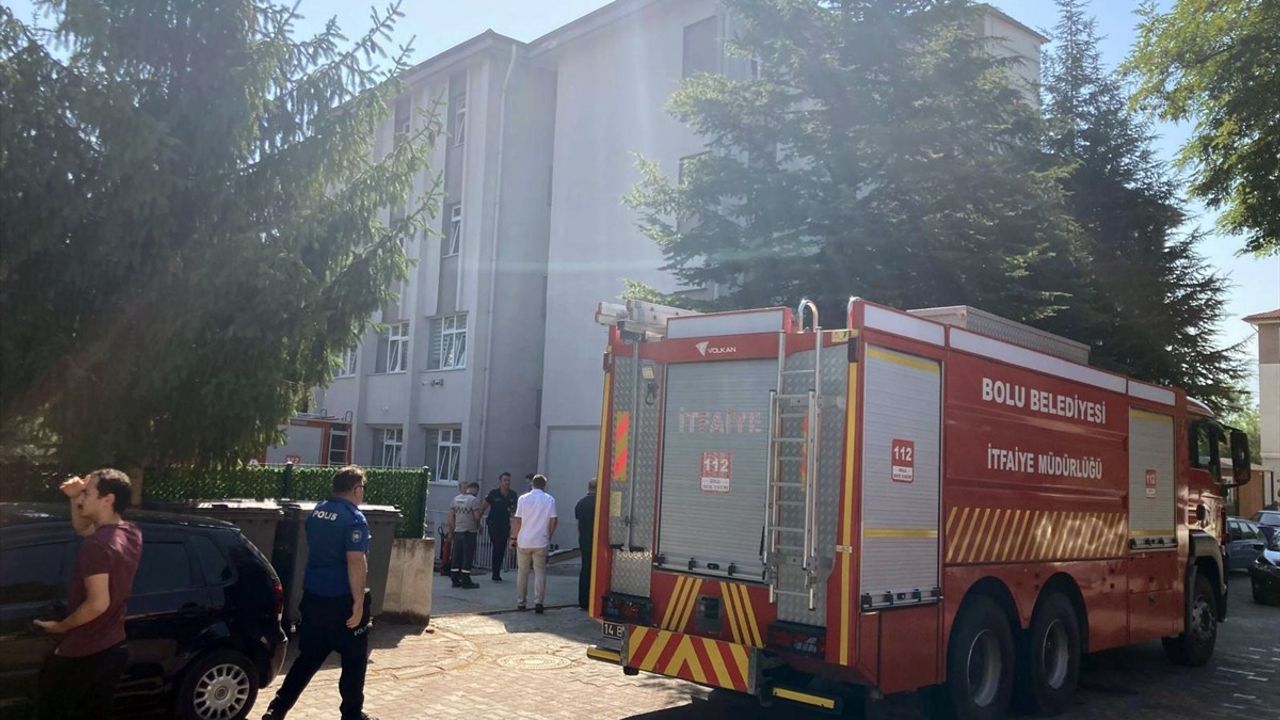 Bolu'daki Huzurevinde Yangın Kontrol Altında