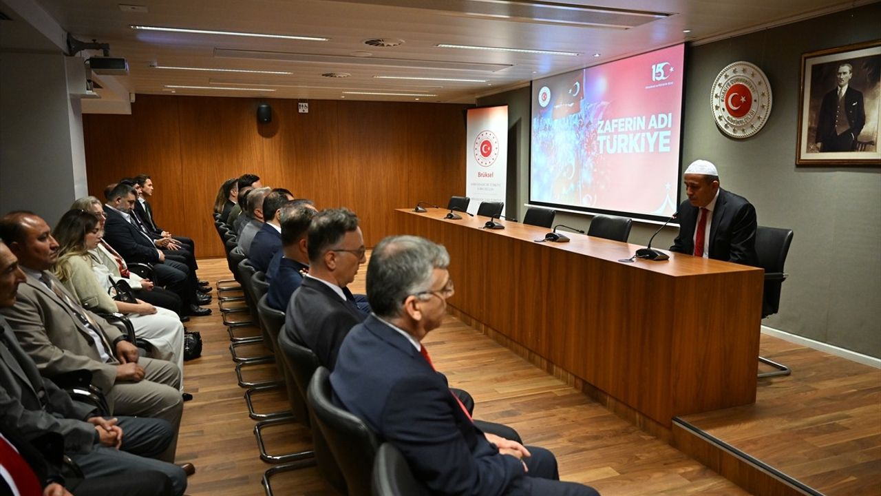 Brüksel'de 15 Temmuz Anma Programı