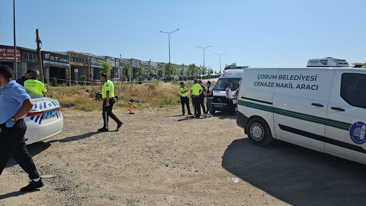 Çorum'da Elektrikli Motosiklet Kazası