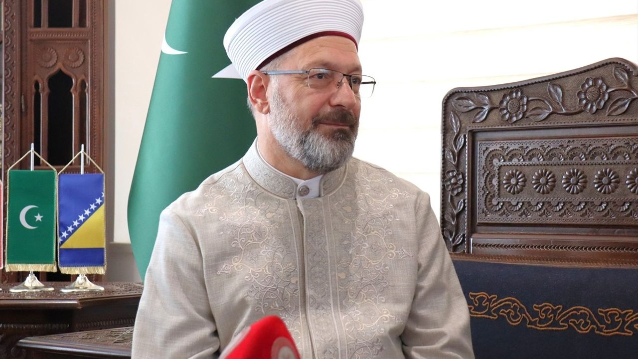Diyanet İşleri Başkanı Erbaş Bosna Hersek İslam Birliği Başkanı Kavazoviç'i Ziyaret Etti