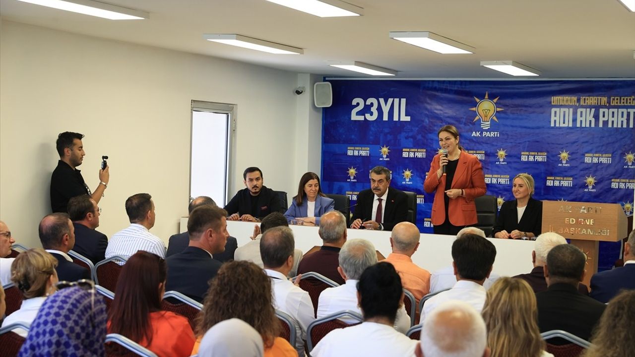 Edirne'de Bakan Tekin'in Ziyareti