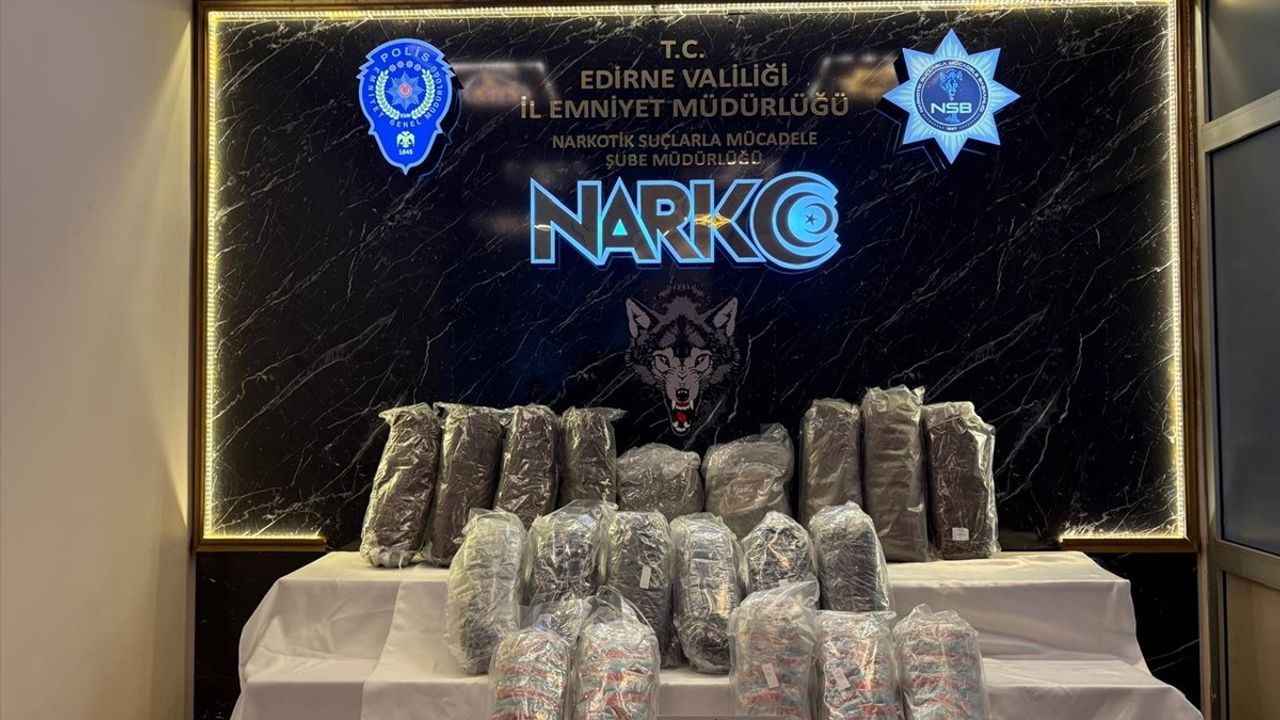 Edirne'de Uyuşturucu Operasyonu: 4 Tutuklama