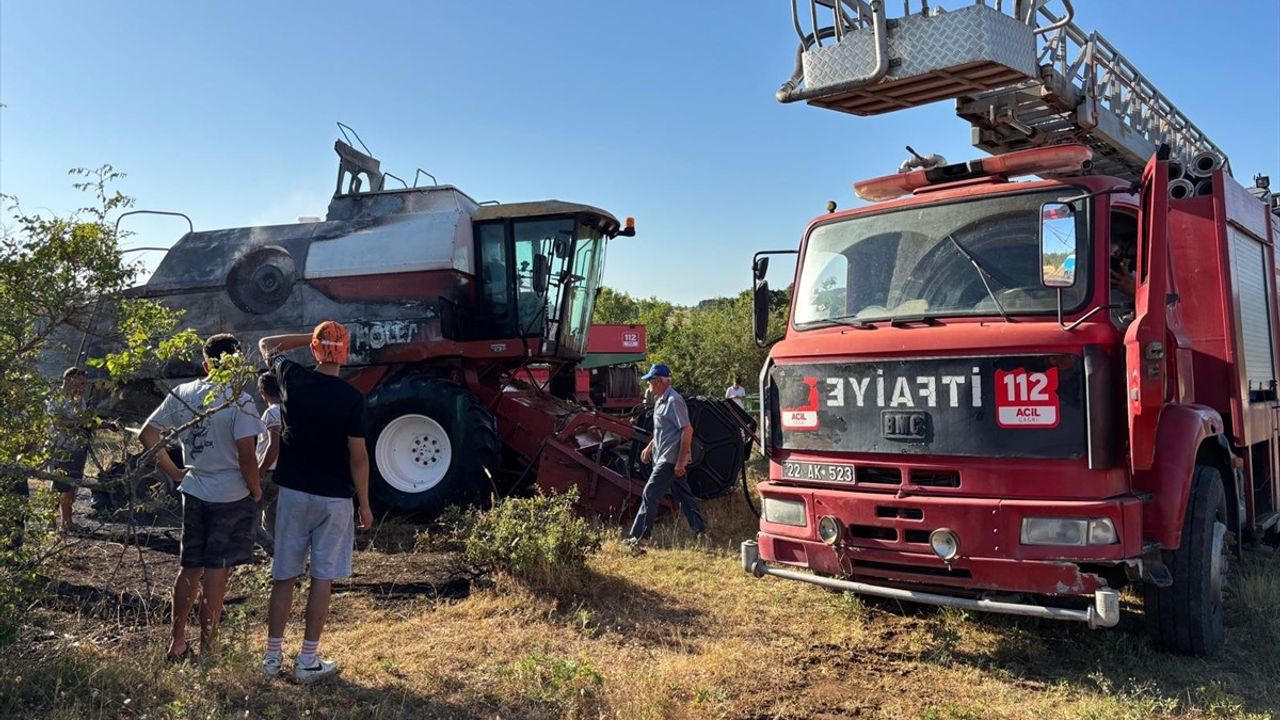 Edirne'de Yangın Kontrol Altına Alındı
