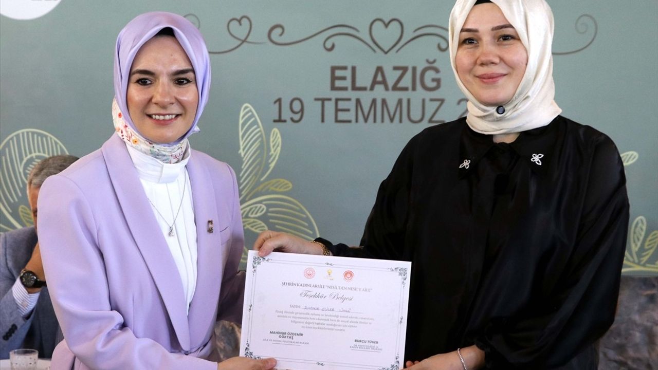 Elazığ'da Kadınların Güçlendirilmesi İçin Önemli Açıklamalar