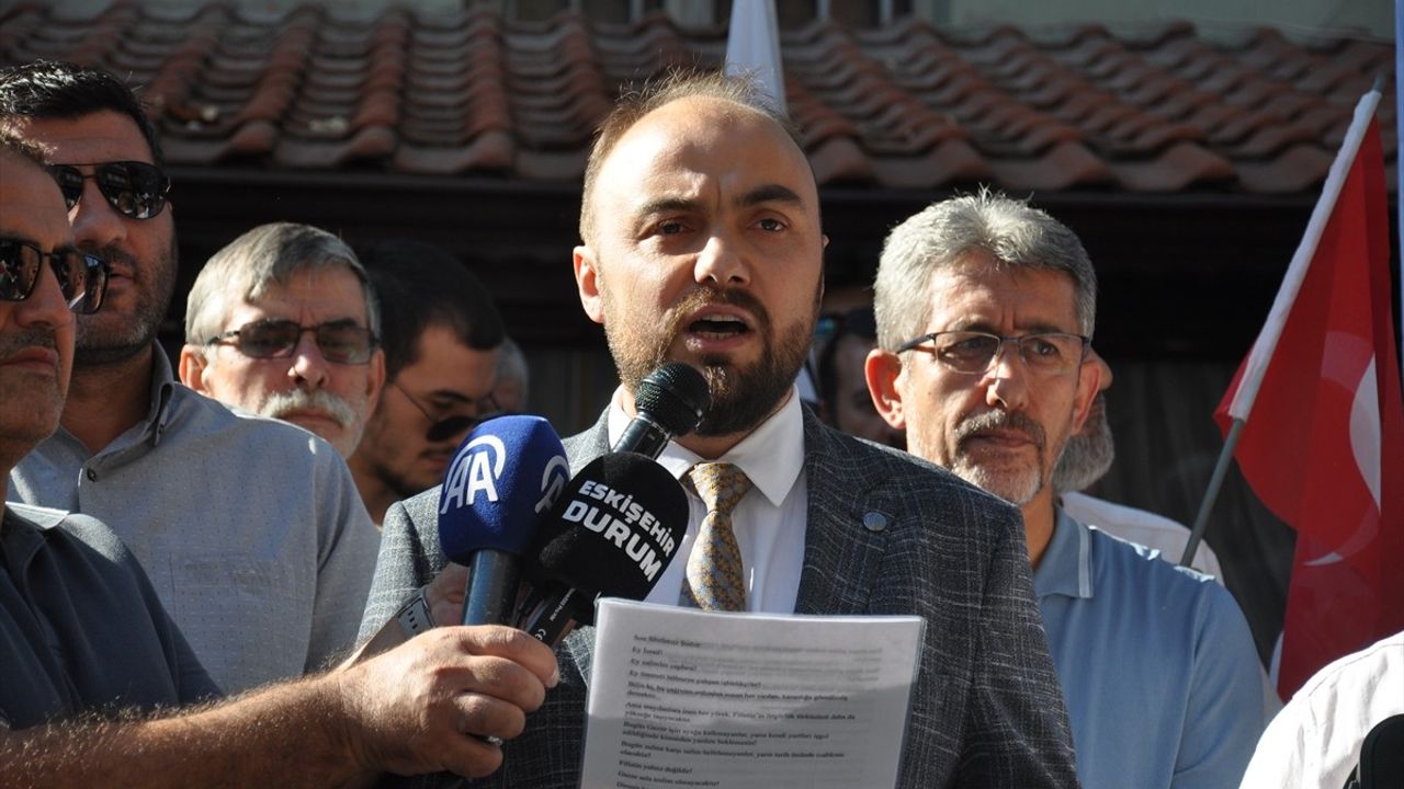 Eskişehir'de Gazze İçin Protesto Gösterisi