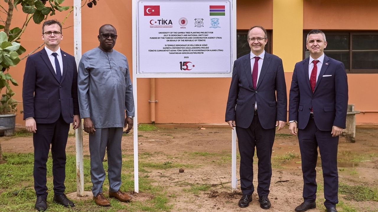 Gambiya'da 15 Temmuz Anısına Ağaçlandırma Etkinliği