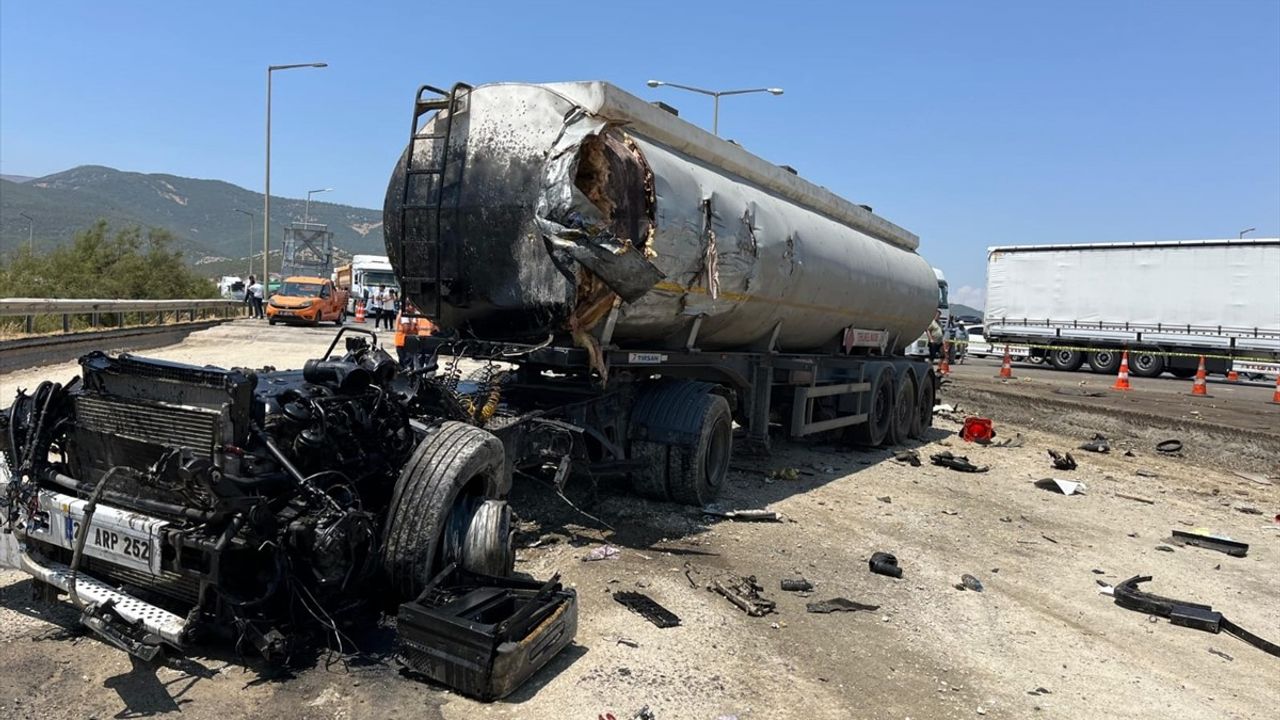 Gaziantep'te Tır ve Tanker Kazası