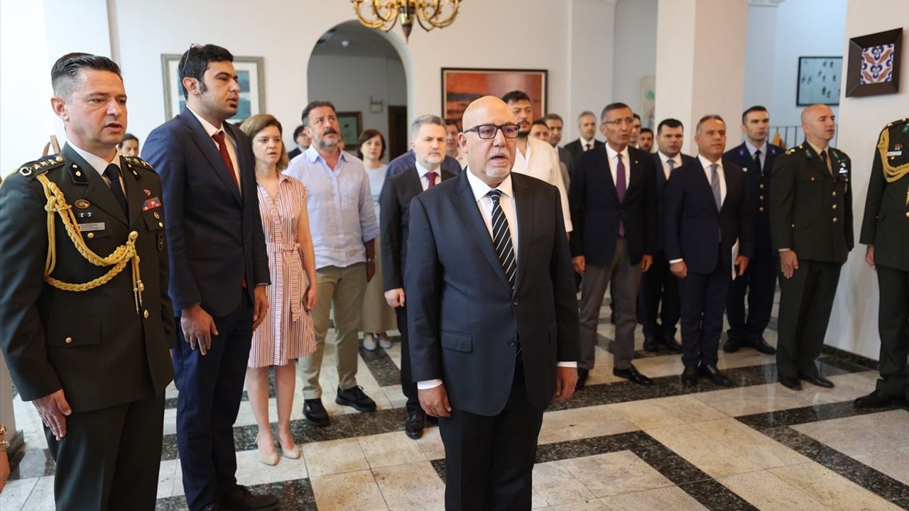 Gürcistan'da 15 Temmuz Anma Töreni Düzenlendi