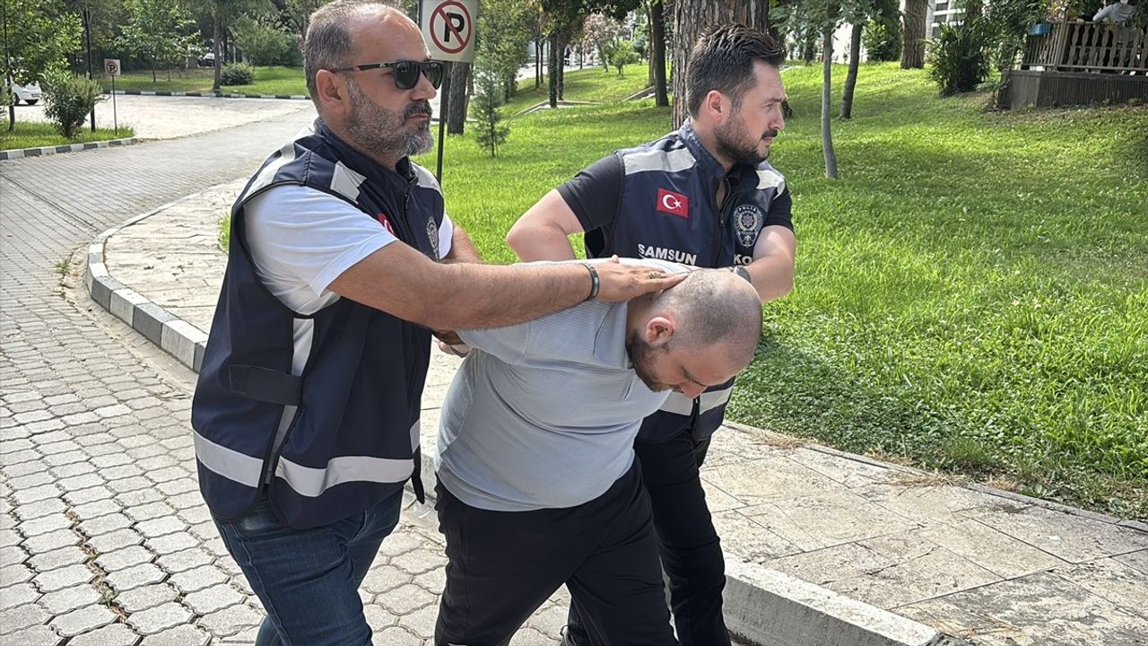 Gürcistan'da Yakalanan Cinayet Şüphelisi Samsun'a Getirildi