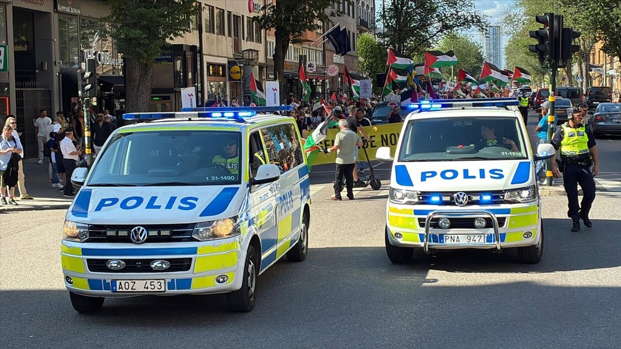 İsveç'te İsrail Protesto Edildi