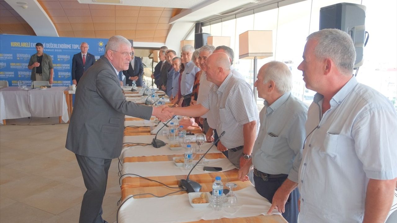 İYİ Parti Genel Başkanı Müsavat Dervişoğlu Kırklareli'de Ziyaretler Gerçekleştirdi
